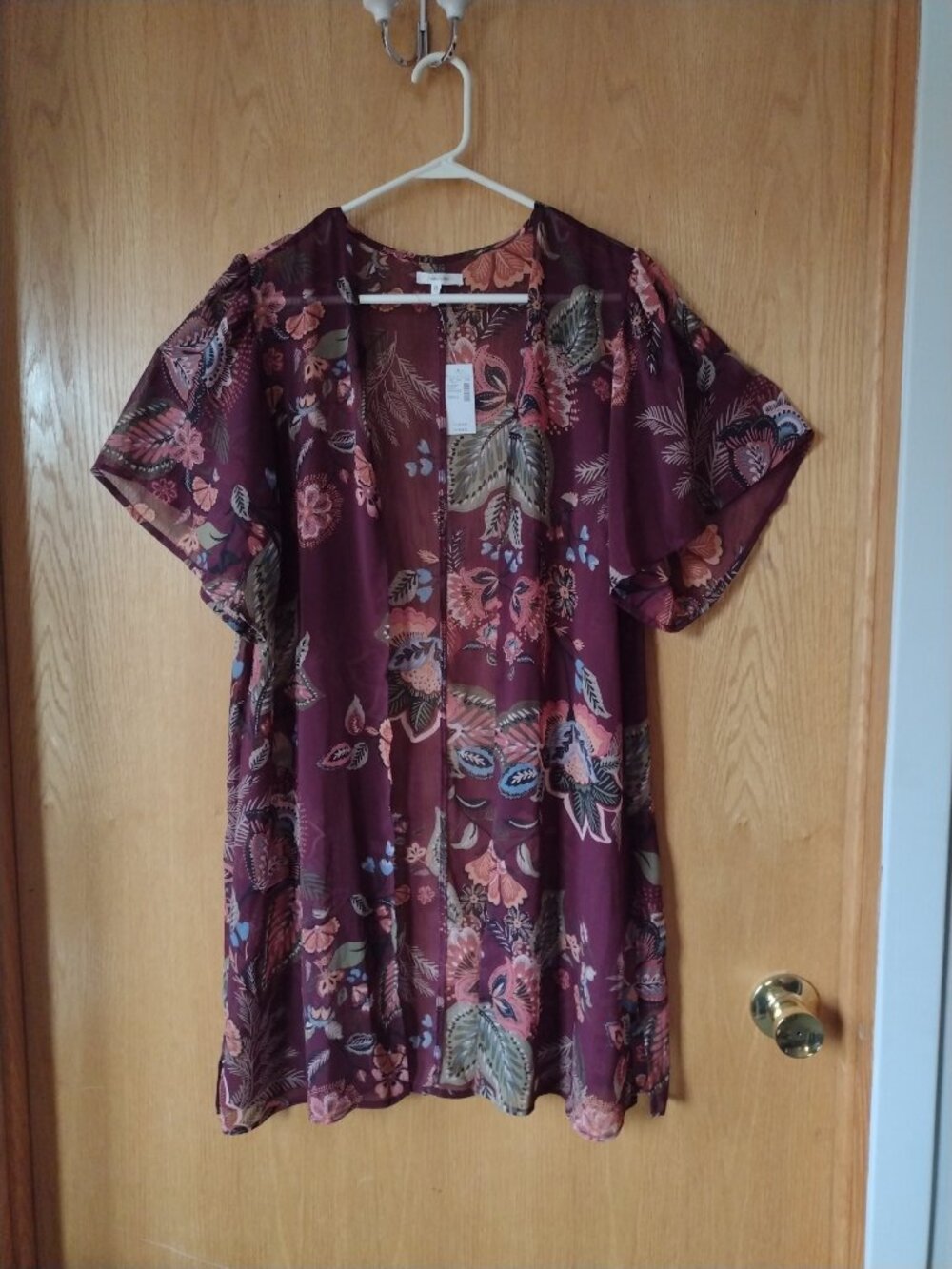 Maurices Floral Kimono Size Small